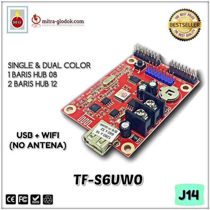 Comp- Controller Tf-S6Uw0 (Pengganti Tf-Sw) Running Text Usb + Wifi - J14