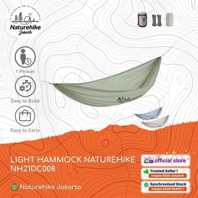 LIGHT HAMMOCK / AYUNAN GANTUNG CAMPING OUTDOOR NATUREHIKE NH21DC008
