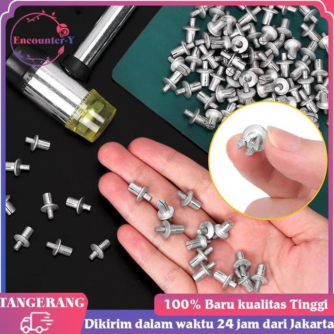HATSUD 50pcs Paku Rivet Palu Baut Dynabolt Paku Keling Expansion 5mm Paku Angkur Baut Tembok