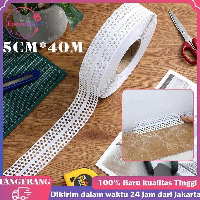 HATSUD Corner Bead Pvc 40mx5cm Sudutan Tembok PVC Corner Bead Sudutan Luar Un