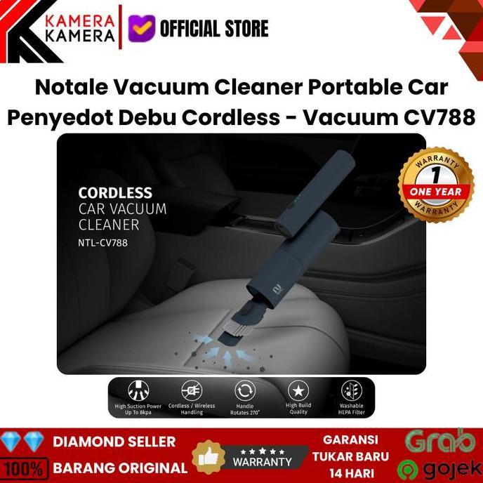 Notale Vacuum Cleaner Portable Car Penyedot Debu Cordless