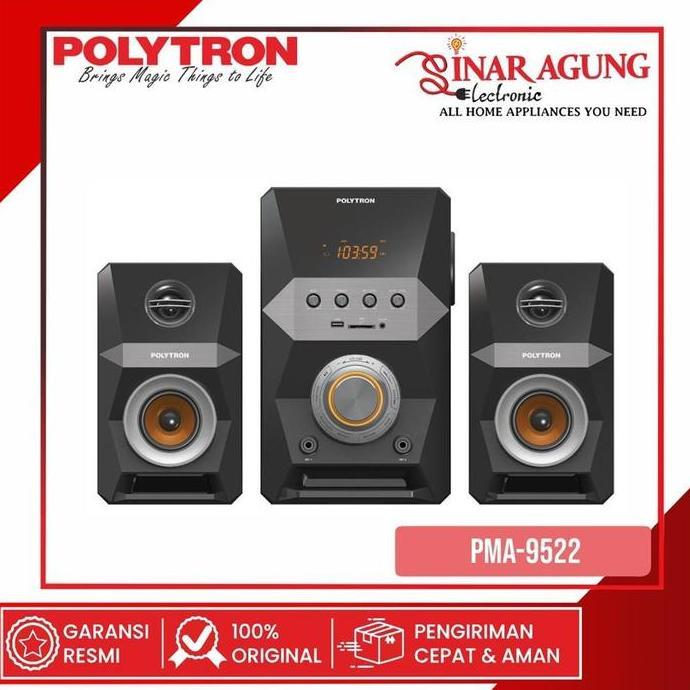 POLYTRON PMA-9522 / PMA9522 BLUETOOTH SPEAKER - GARANSI RESMI
