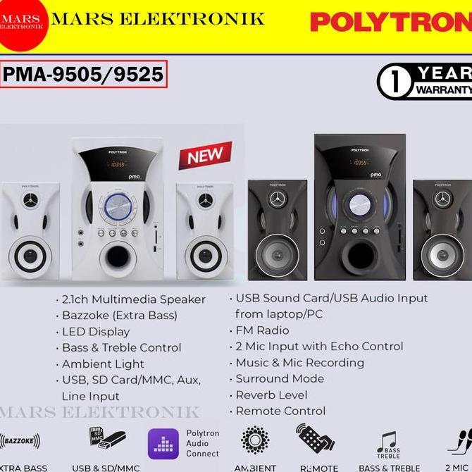 SPEAKER POLYTRON PMA-9505 / MULTIMEDIA BLUETOOTH PMA 9505 / PMA9505
