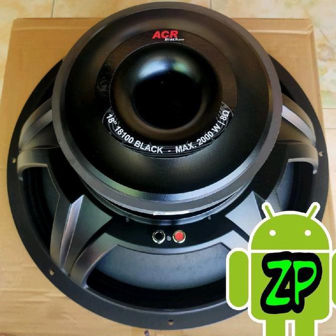 SPEAKER ACR 18 INCH ACR 18100 BLACK VC4"