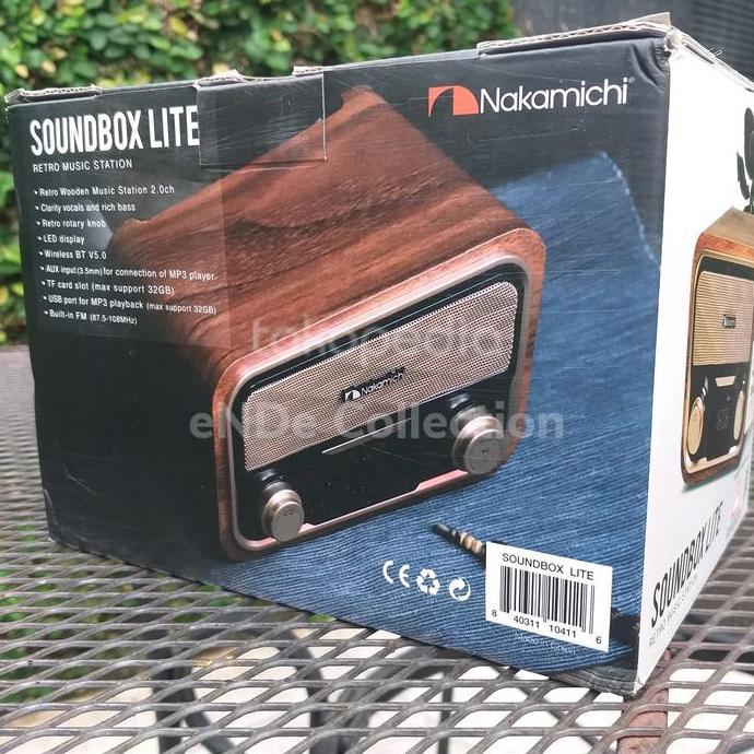 Speaker Portable Bluetooth Vintage Style Nakamichi Soundbox LITE
