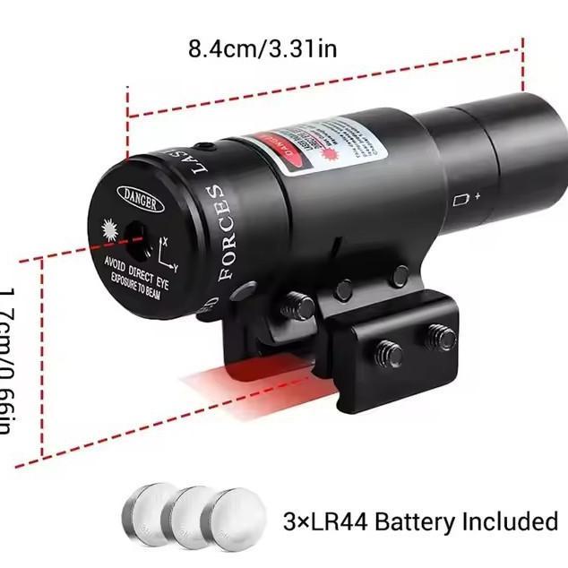 Iron Jia Tactical Red Laser Gun Mount Air soft Rifle 650nm - Gf01, Laser Merah Taktis untuk Senapan 