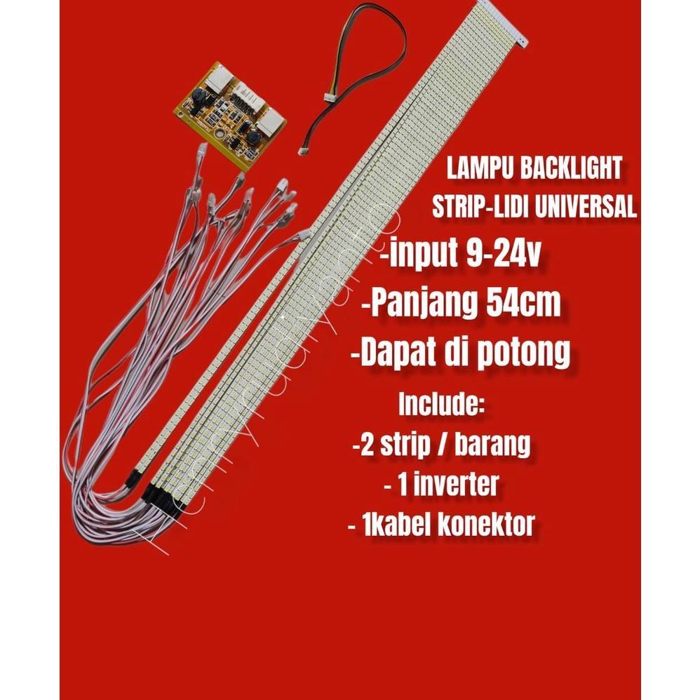 HOT PRODUCT BACKLIGHT LED LIDI STRIP STRIPS UNIVERSAL MULTI PLUS INVERTER LAMPU TV BL KECIL SMD LED 