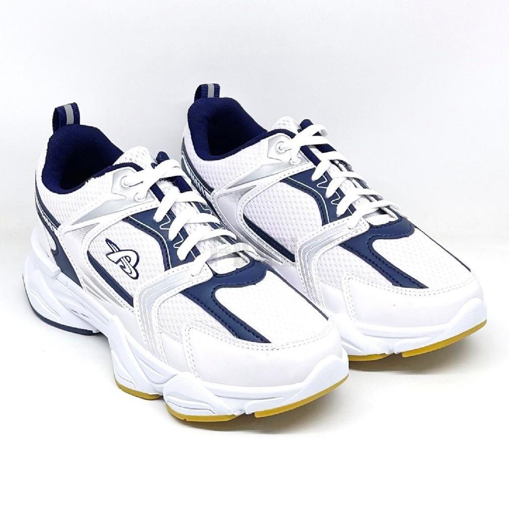 TERBARU Pro Att - Nba 701 39-44 - Sepatu Olahraga Badminton Tennis Pria Wanita - Putih Navy