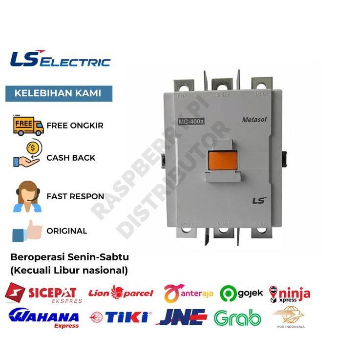 LS KONTAKTOR 400A 200KW CONTACTOR MC-400A 2A2B AC/DC 100-240VAC SGA3