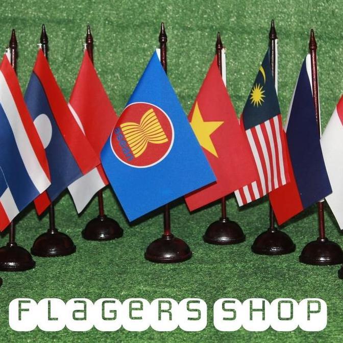 [Paket Asean] Bendera Meja Negara Anggota Asean