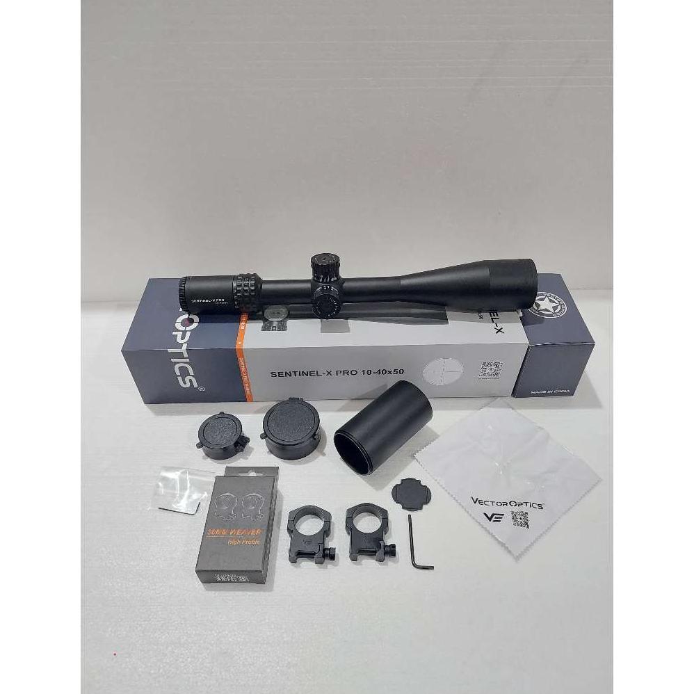 (READY STOCK) Teleskop vector sentinel-x pro 10-40x50 ir sudah zero stop terbaru