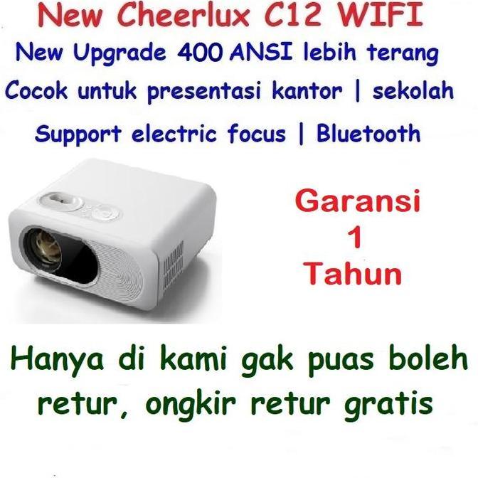 Cheerlux C9 Mini Led 3800 Lumens Projector Proyektor