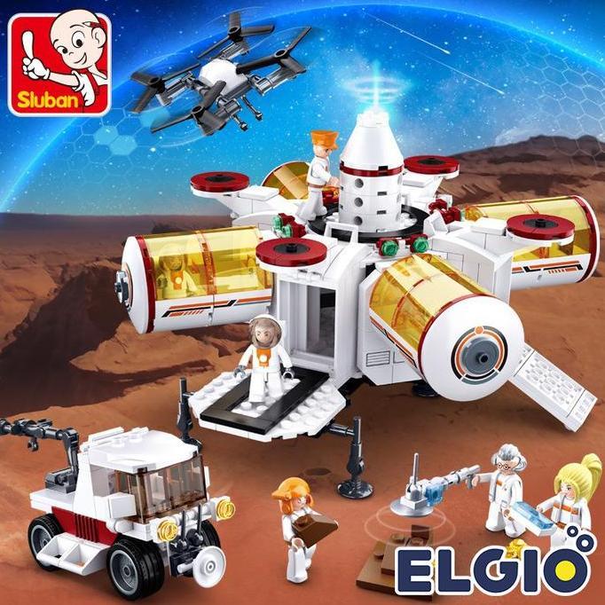 Brick Sluban Space Base Station Markas Luar Angkasa M38 B0739
