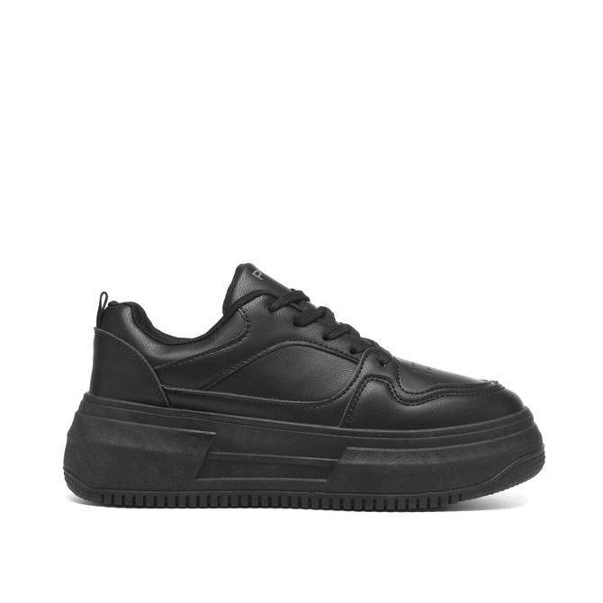 Brg- Pvn Heejin Sepatu Sekolah Hitam Sneakers Nita Sport Shoes Casual Black 332