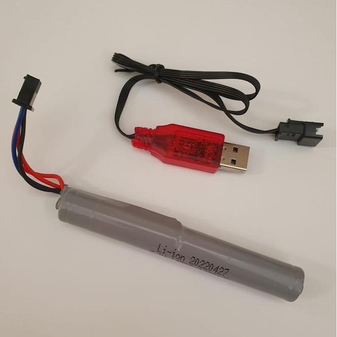 Str- Baterai Battery Li-Ion 7.4 Volt 7.4V Xyl Mp5 Mp5K Ter Gel Blaster