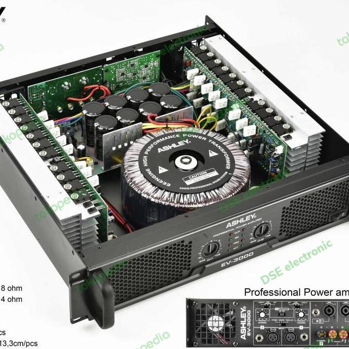 Promo power amplifier ashley ev 3000 original Diskon