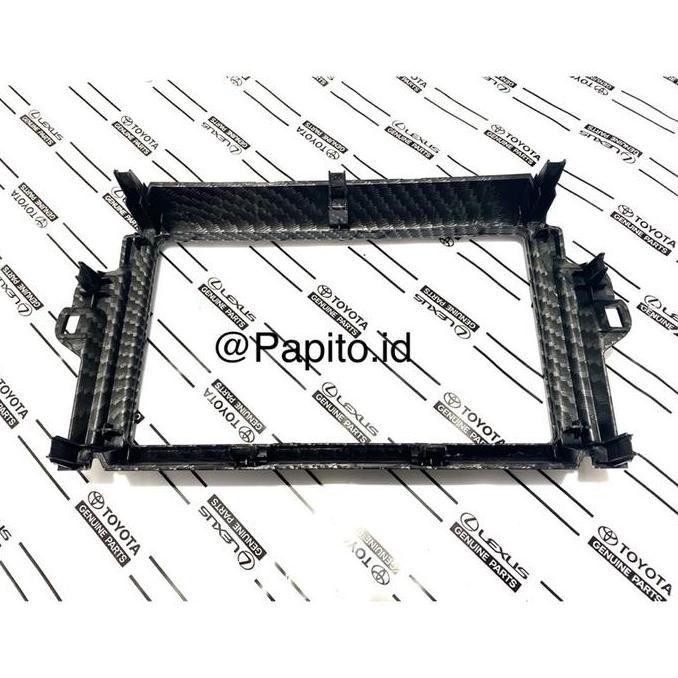 Promo frame head unit Fortuner vrz 10 inchi original Carbon Diskon