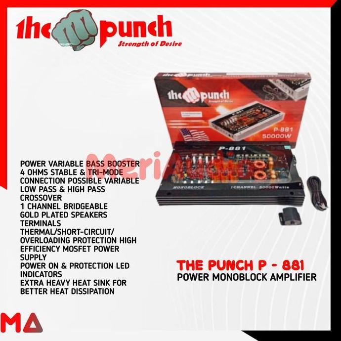 Promo MONOBLOK THE PUNCH P 881 Monoblock the punch p 881 Diskon
