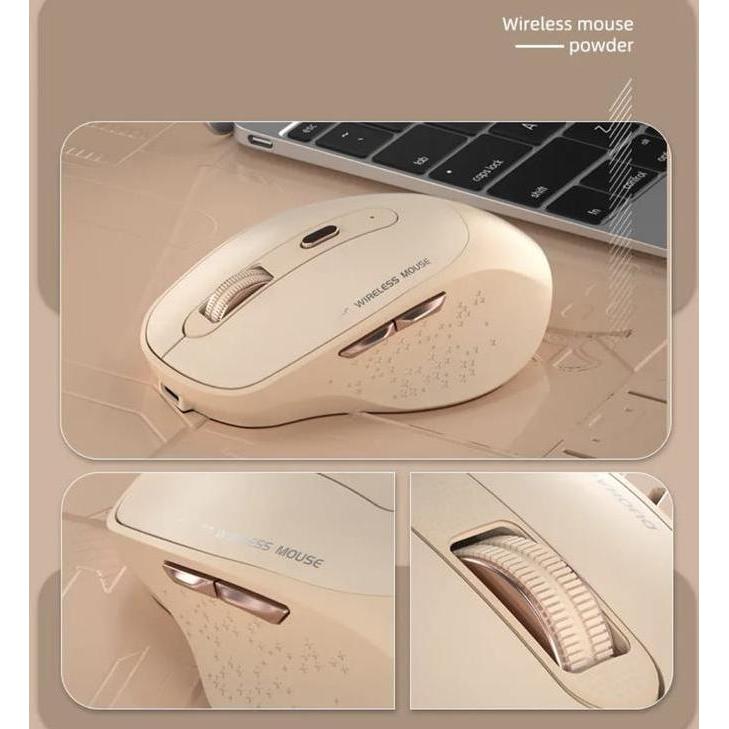 Mouse Gaming M6 - Mouse Gaming Wireless Bluetooth - Charging Type C