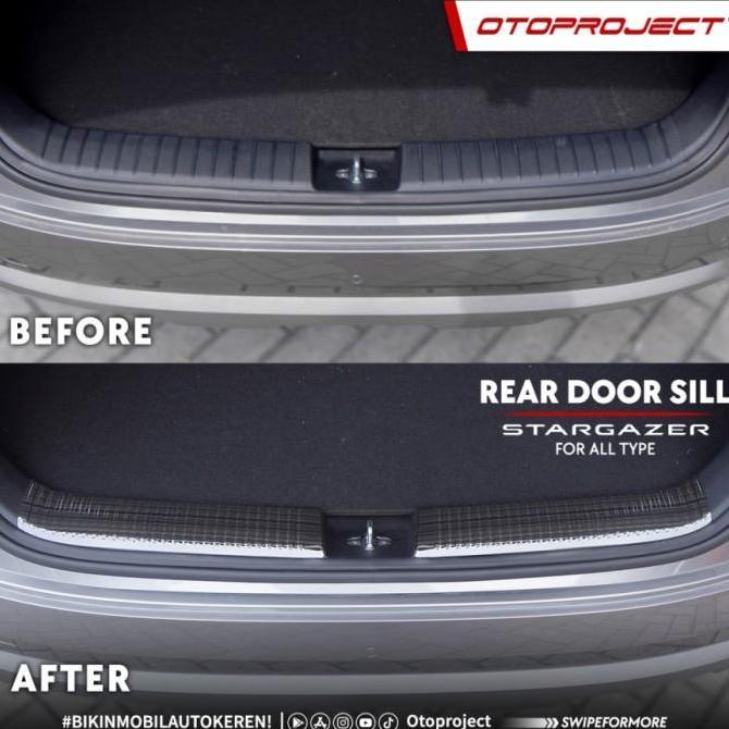 Promo Sill Plate Bagasi STARGAZER Otoproject Rear Door Sill Plate Cover Diskon