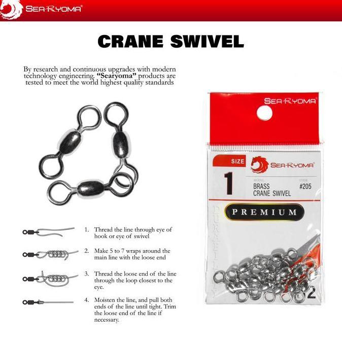 NEW GROSIR SeaRyoma Crane SWIVEL #205