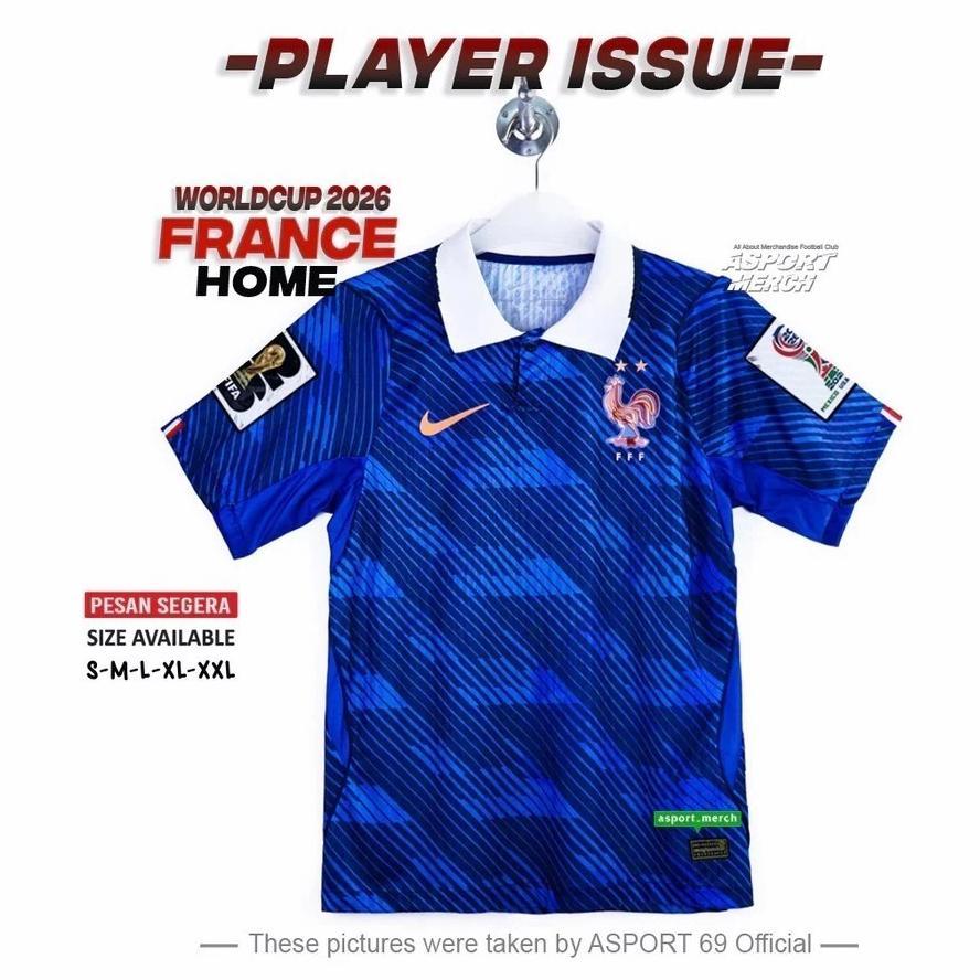 ASPORT JERSEY BOLA PRANCIS HOME PLAYER ISSUE WORLDCUP 2026 PRANCIS PILDUN 26 HOME PI