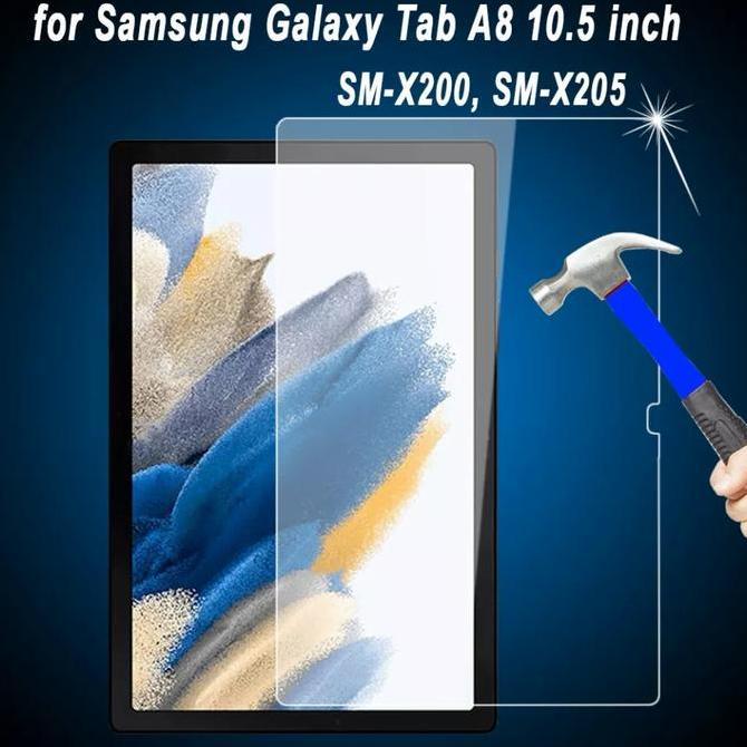 Antigores For Samsung Tab A8 2022 2021 Wifi LTE X200 X205 / Tempered Glass for samsung tab a8 wifi L