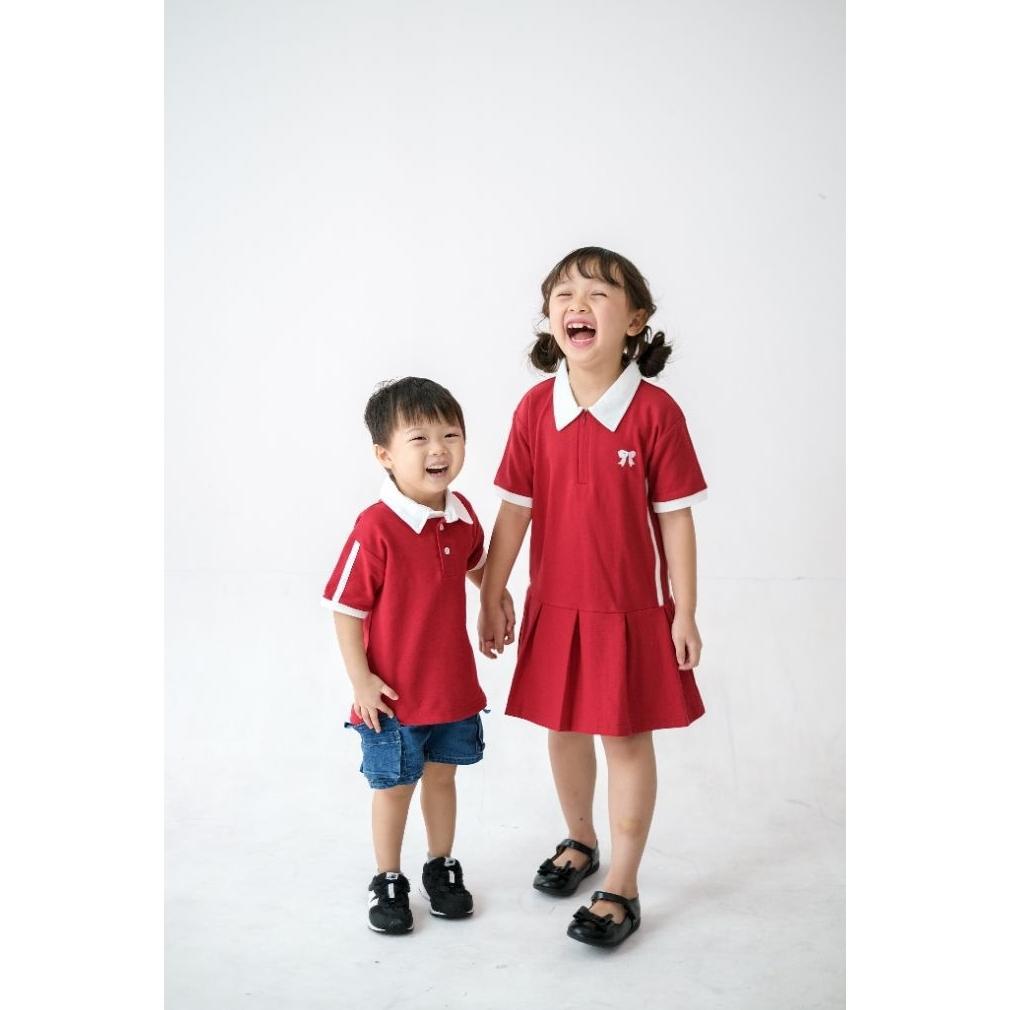 HOT DEALS BAJU PADEL ANAK COUPLE POLO & DRESS KAOS POLO ANAK COUPLE DRESS POLO ANAK PEREMPUAN BAJU P