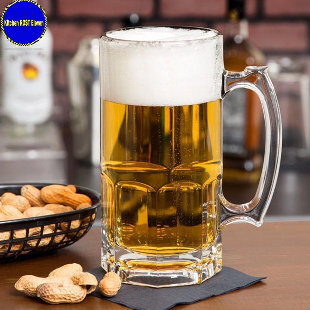 GELAS GAGANG BESAR MUG 700 ML / GELAS JUMBO/GELAS KACA JUMBO TINGGI GENDUT GELAS BEER