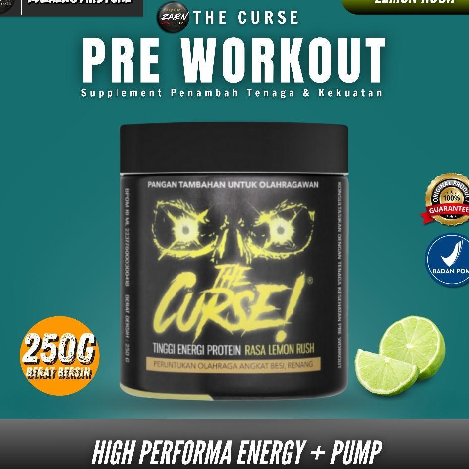 The Curse Preworkout 250Gr Bpom Suplemen Gym