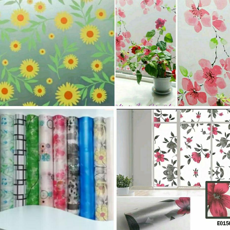 [Cod] Mewah Cantik || Stiker Kaca Jendela Buram Sticker Kaca Buram Jendela Rumah Kantor Anti Intip S