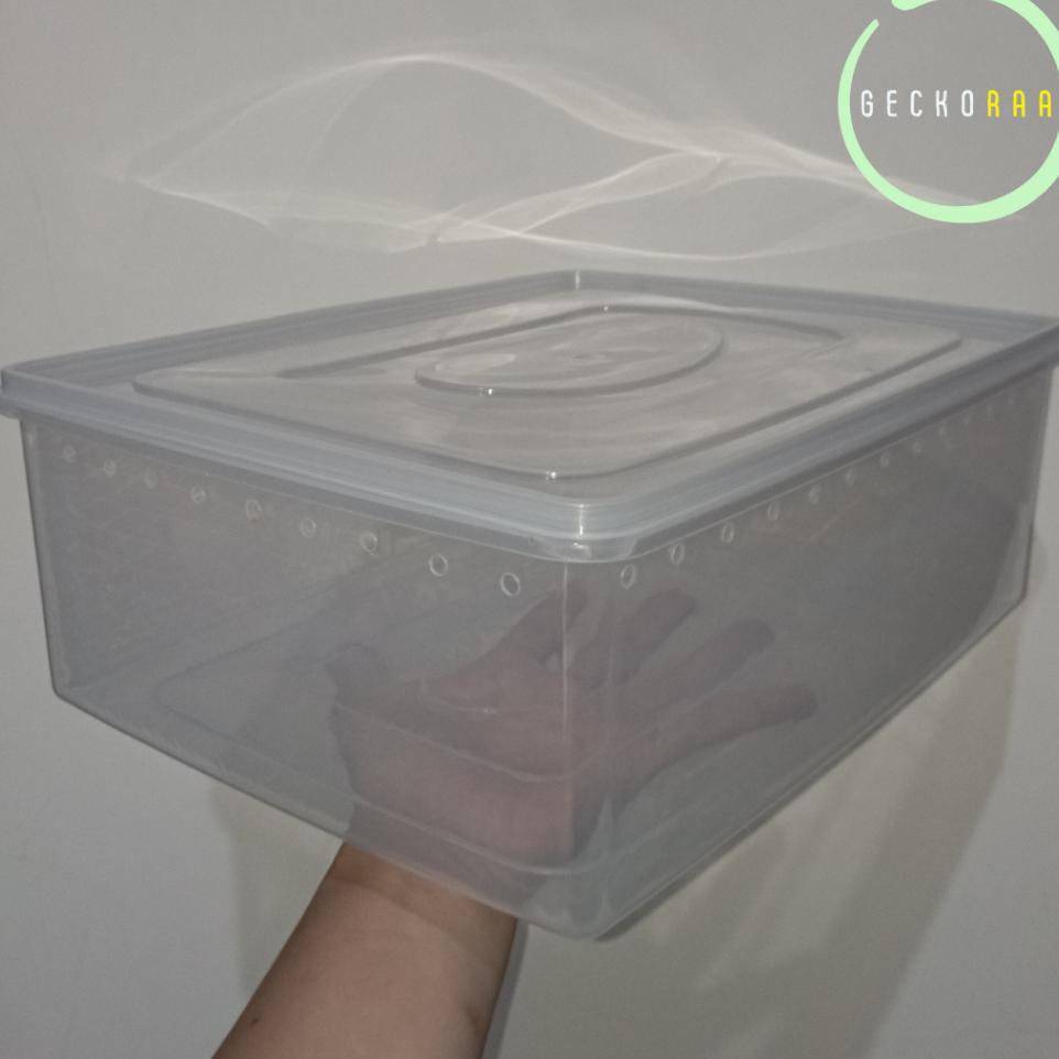 Kandang Reptil Gecko Kura Kura / Kotak Reptil Reptile Box Ukuran Besar Lebar Dan Tinggi