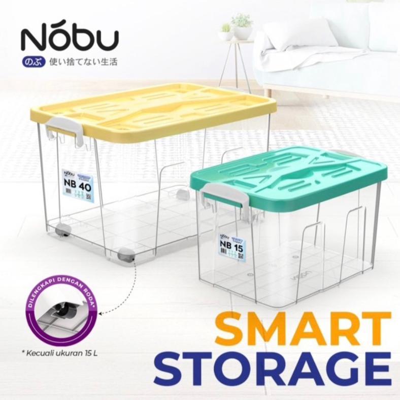 Nobu Container Box Clear / Container Box Transparan