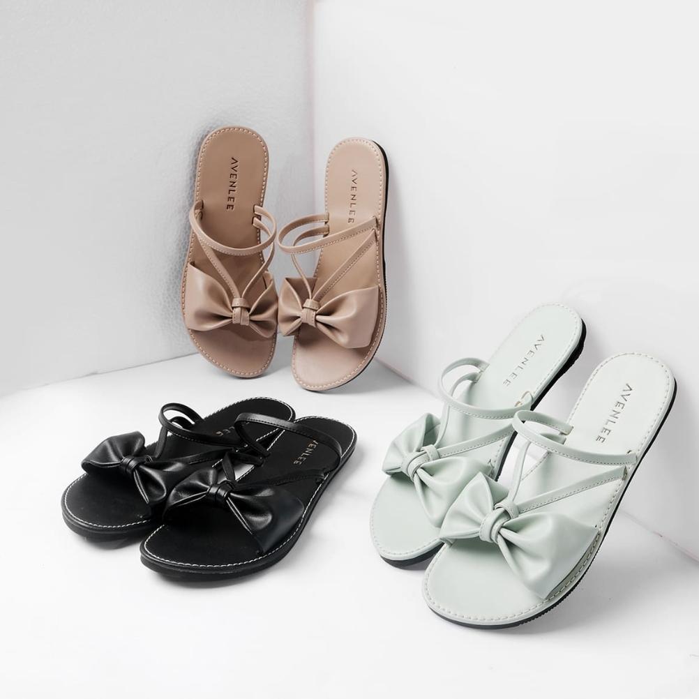 Sandal Slop Wanita Unik Bisa Dijadikan Sandal Tali Sol Karet Anti Licin Avenlee Analisa