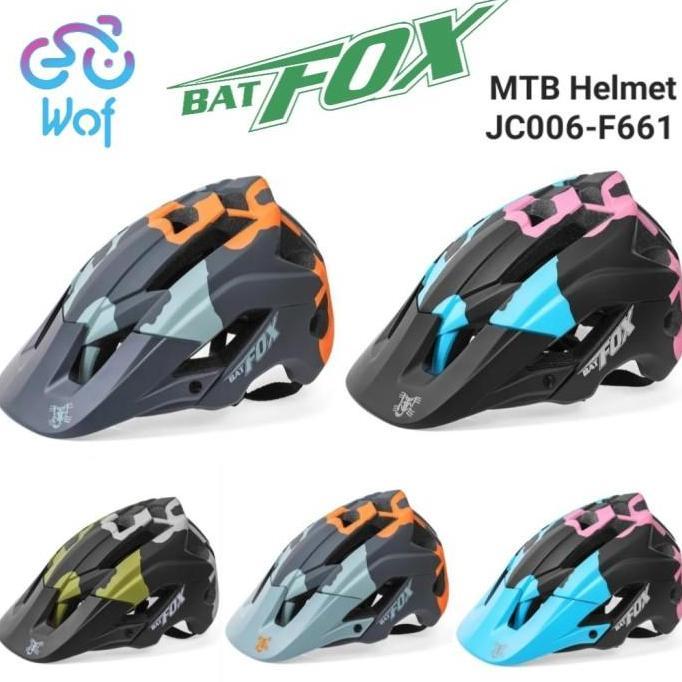 BATFOX F661 Helm Sepeda Gunung XC AM Enduro MTB Downhill Helmet Bike