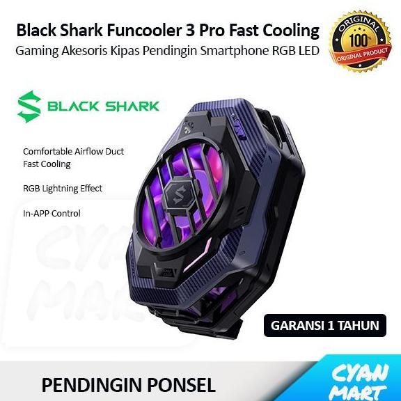 Black Shark Funcooler Gaming Cooler Kipas Pendingin HP Android iPhone