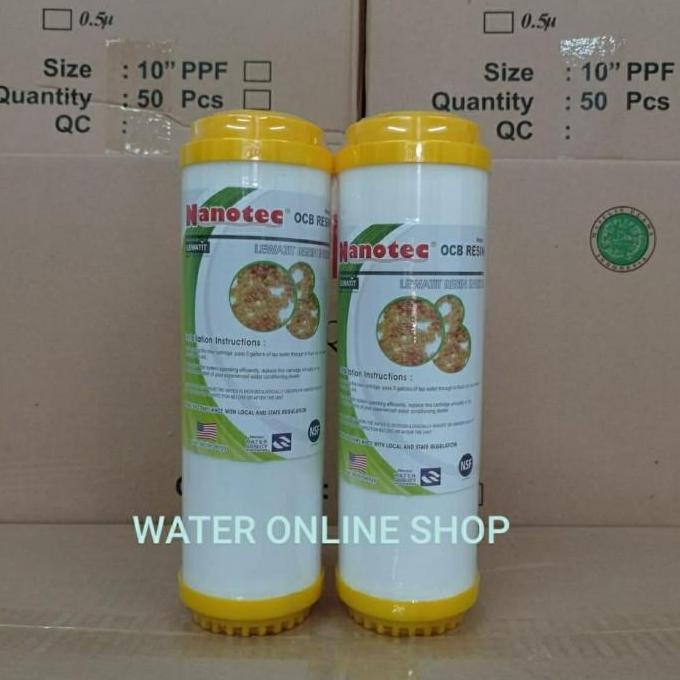 Resin softener nanotec 10 inch / resin OCB nanotec 10inch