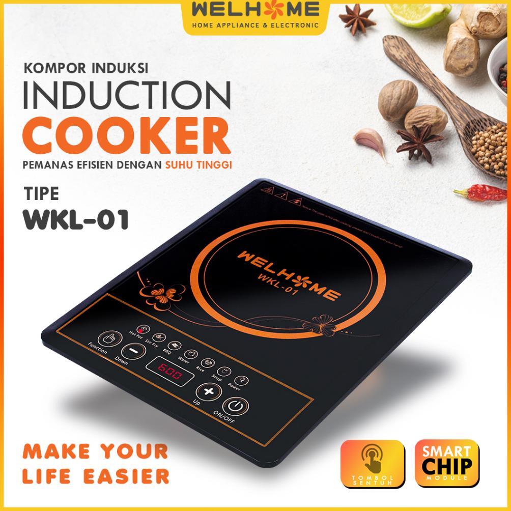 Jamin Murah Welhome Kompor Listrik Induksi Low Watt Kompor Listrik Portable Wkl-01/02/03 Buruan Beli