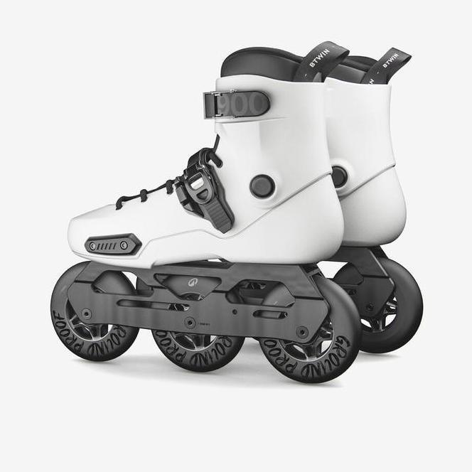 Decathlon Oxelo Sepatu Roda Dewasa Freeskate Hardboot Mf S 900 Putih 8654643