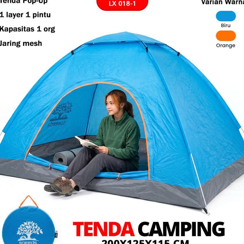 Speeds Tenda Camping Lipat Otomatis Outdoor & Indoor Tenda Gunung 018-1