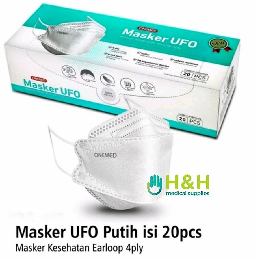 Masker UFO Onemed / Masker KF94 Onemed 4ply / Masker UFO Onemed KF94 4 ply