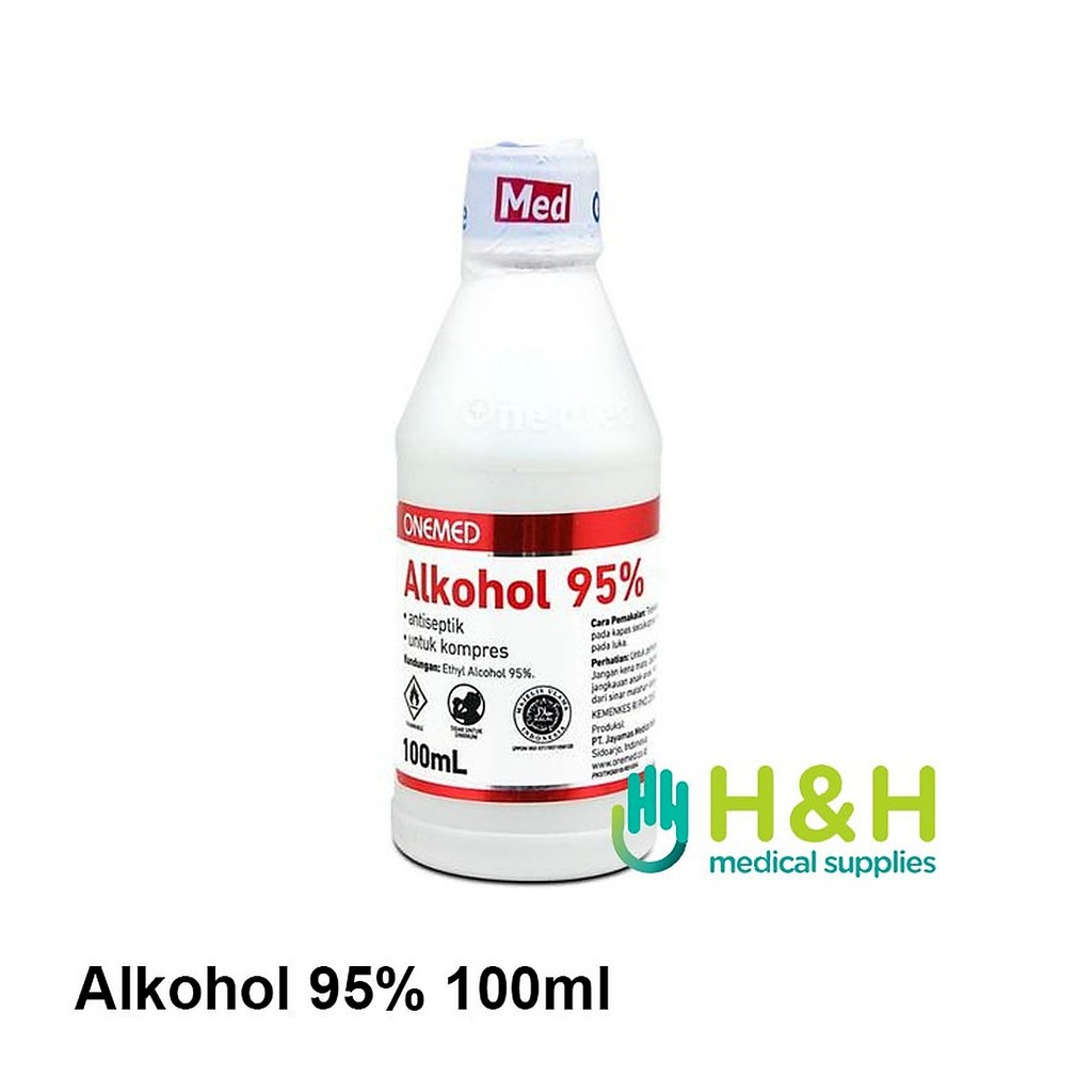 Alkohol 95% 100 ml / Alkohol 95% 100ml / Desinfektan Alkohol