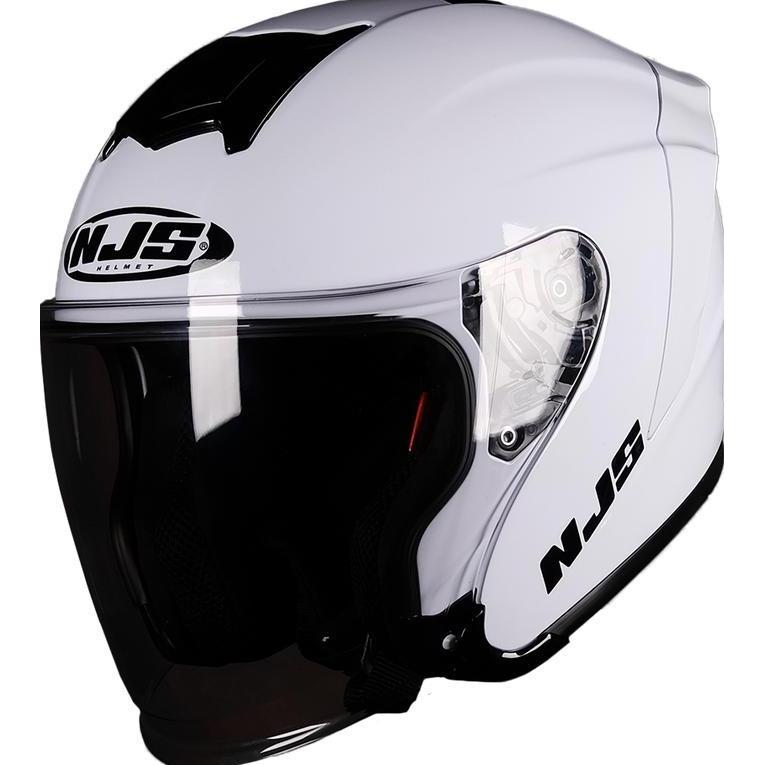 Comet- Njs Kairoz White - (Free Spoiler) - Helm Half Face | Kairoz | Kairoz V1 | Kairoz Polos | Kair