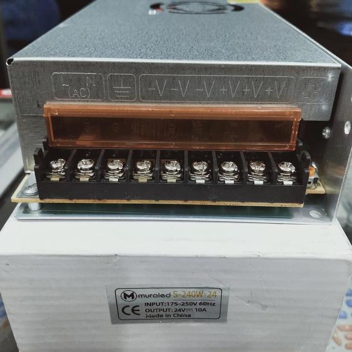 Power Supply 10A DC 24Volt 240w / Travo 10amper 24volt 240watt