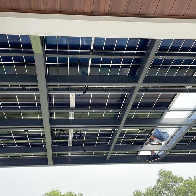 Paket Instalasi PLTS Canopy Rooftop