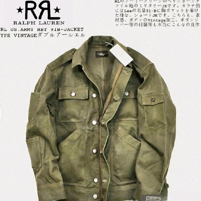 PROMO RALPH LAUREN  US ARMY CANVAS JACKET. USA