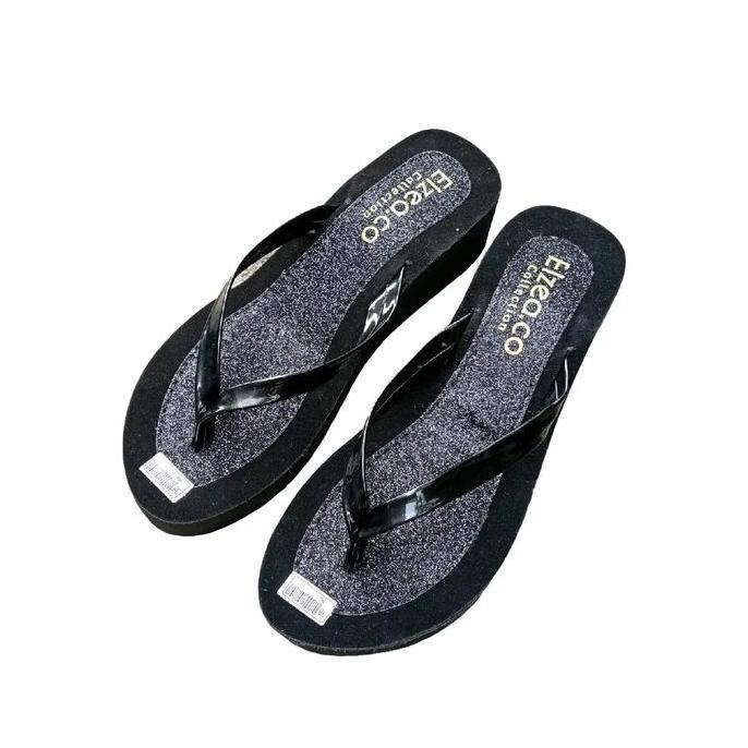 Damski- Elzea - Sandal Wedges Nita Jepit Mnhara - Fipper Wedges Nita Slip Resistant S Style