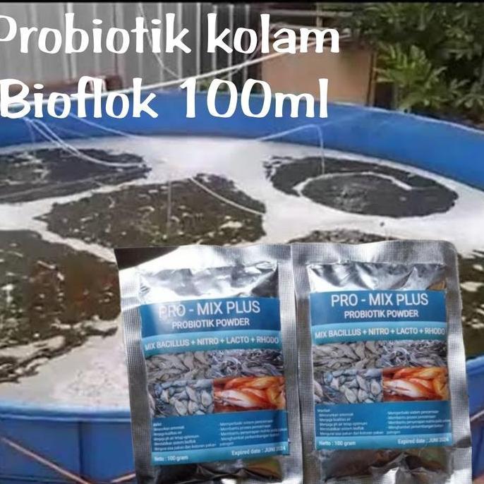 PROBIOTIK BIOFLOK 100GRAM / PROBIOTIK PROMIX PLUS /  KOLAM BIOFLOK