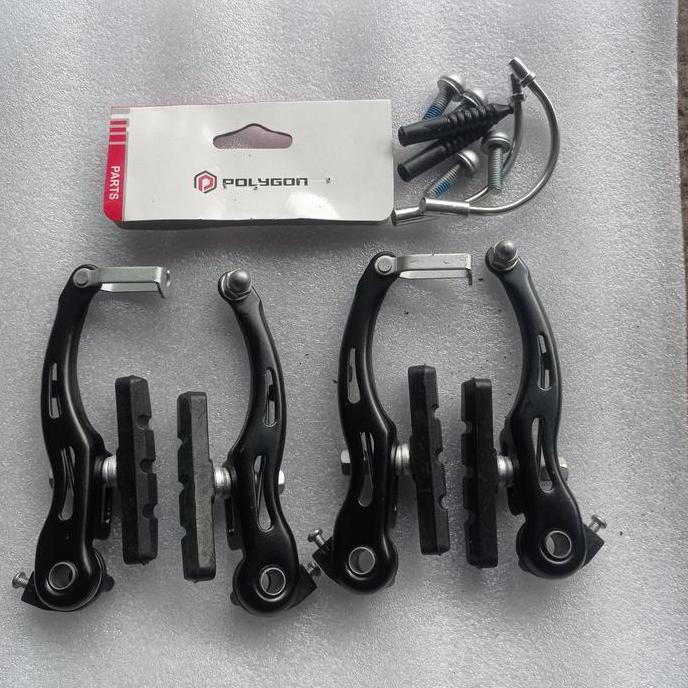 Rem V Brake Set Vbrake Caliper Polygon Monarch Sepeda Mtb Lipat Bmx