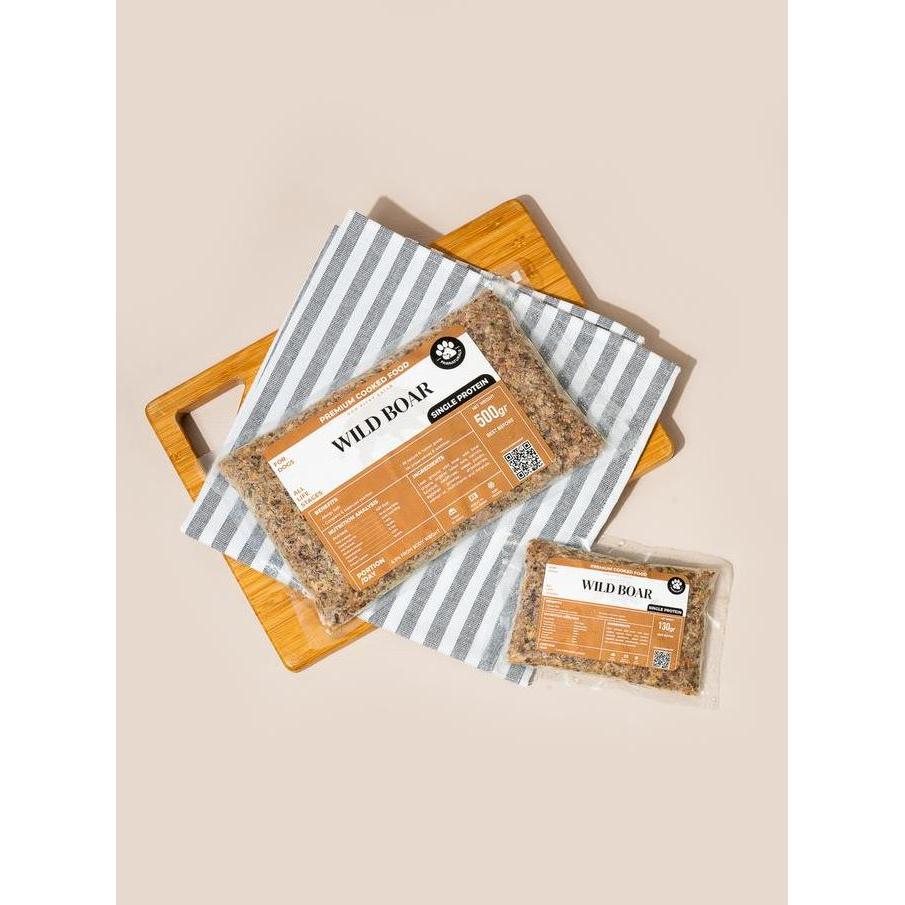 PAW NATURALS COOKED FOOD WILD BOAR OATS
